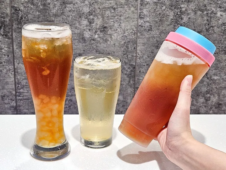 今起推出三款沁涼消暑的荔枝系列新品。清心福全提供