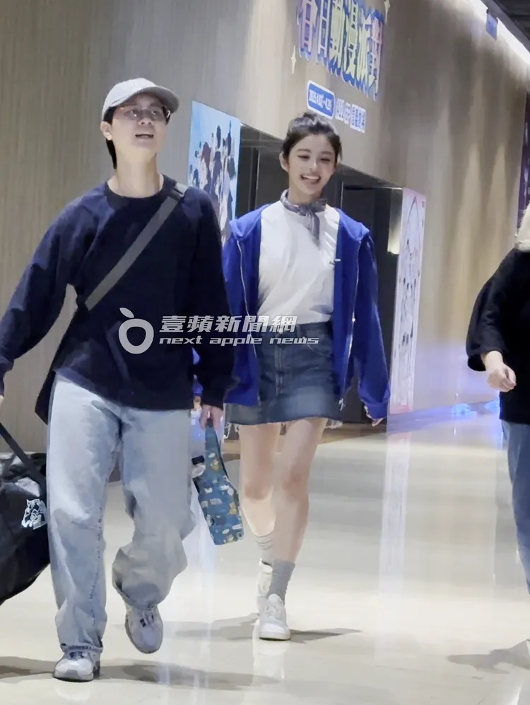 收工後，詹子萱與助理率先離開。特勤中心攝