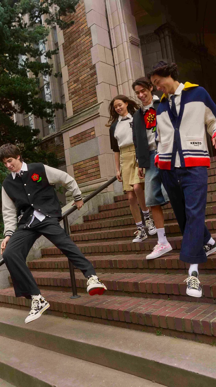 形象大片選擇以美式大學生活為背景，藉此捕捉到潮流文化的青春氣息。品牌提供