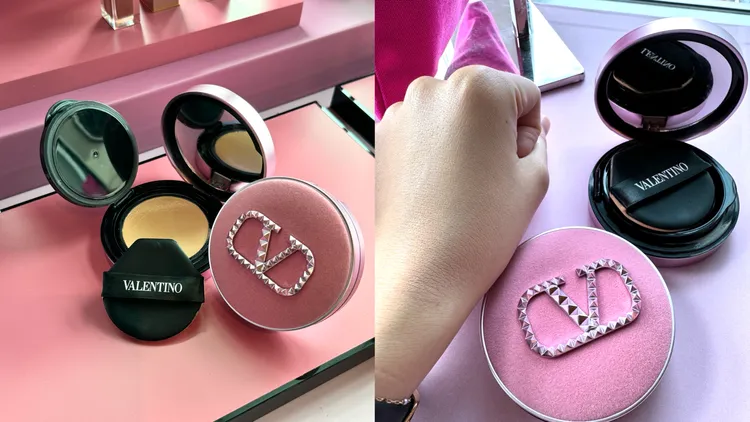 VALENTINO高訂光感氣墊粉餅夢境限定版，3100元。張家玲攝