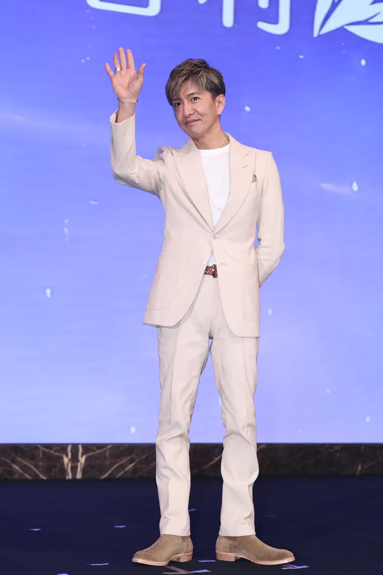 木村拓哉認為維持體態的關鍵是運動和保持心靈上健康。彭欣偉攝