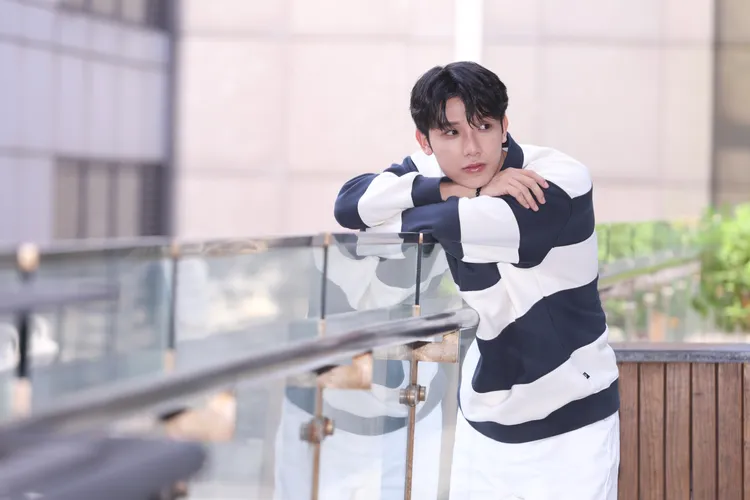 紀成澔有曾遇過狂粉緊跟。彭欣偉攝