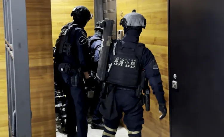 專案小組執行攻堅。警方提供