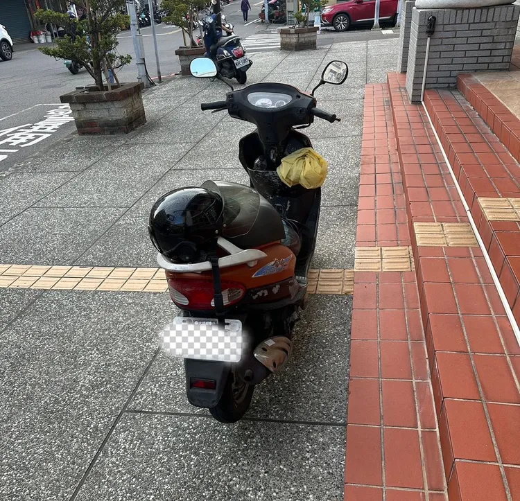 查獲失竊機車。新竹警局第三分局提供