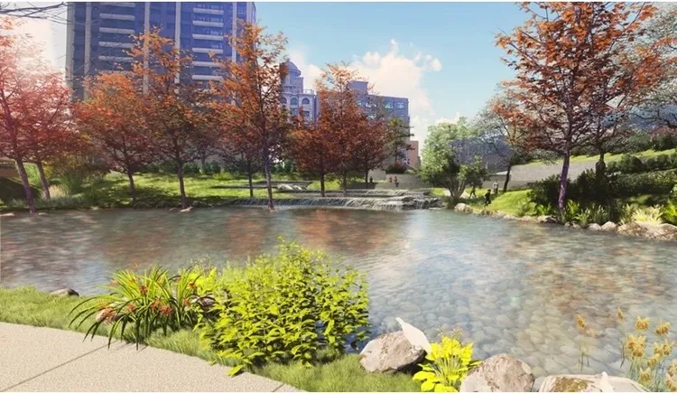 完工模擬圖。水利局提供