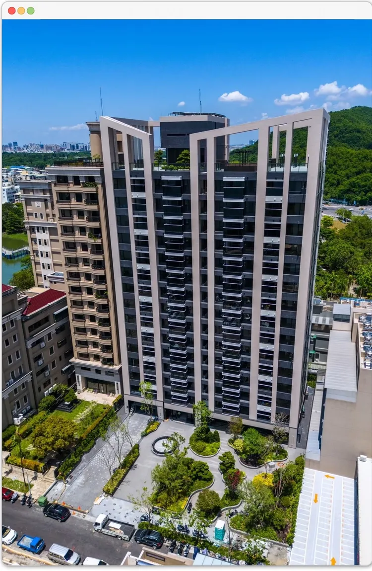 「京城天湖」規劃區段少見2-3房採成屋銷售，社區僅98戶！京城集團提供