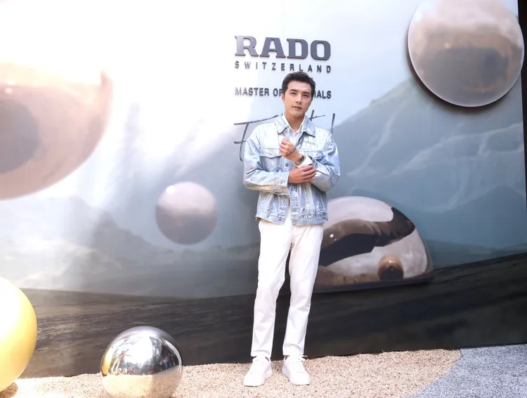 賀軍翔半年來首度出席商業活動。攝影中心攝