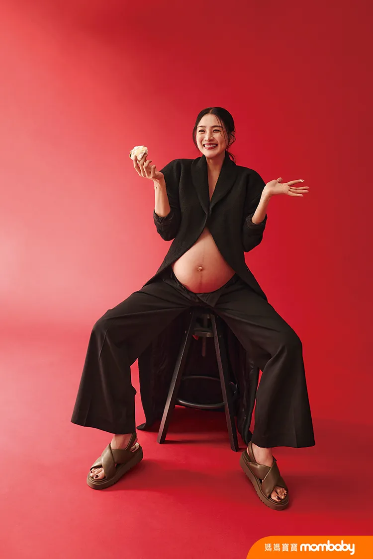 洪小鈴擔心自己有產後憂鬱。《媽媽寶寶》提供