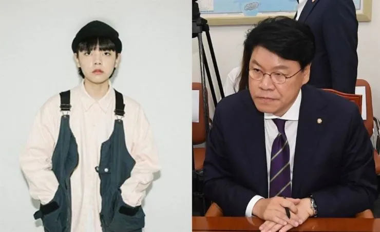 張龍俊（左）與父親張濟元。翻攝自X @koreatimescokr