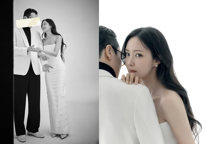 孝敏之前對未婚夫保密到家，用貼圖遮住他的臉。翻攝孝敏IG