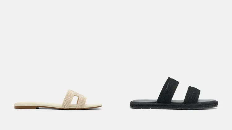 rePEDRO針織涼鞋（左）、針織寬帶涼鞋（右），各2690元。品牌提供