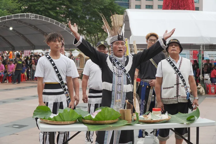 新北市原住民族聯合文化活動中含有各族原住民族傳統祭儀。原民局提供