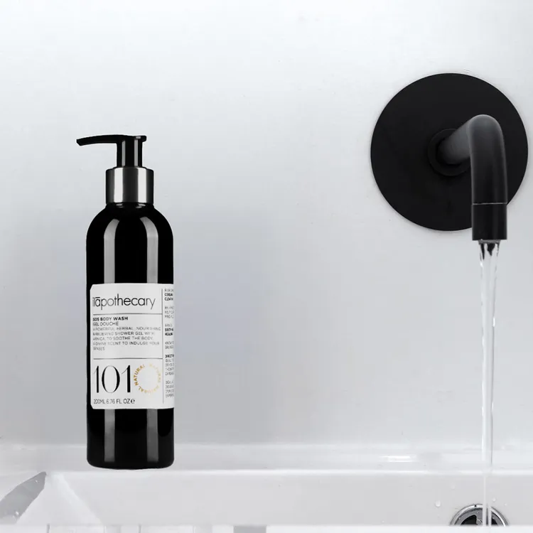 英草社No.101 SOS香莢蘭平衡沐浴乳，200ml／1780元。品牌提供