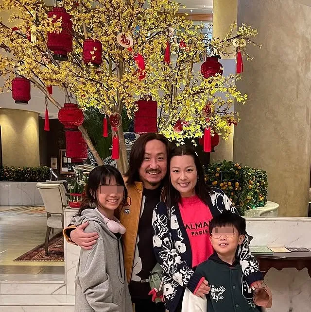 鄭中基和余思敏育有1對子女。翻攝余思敏IG