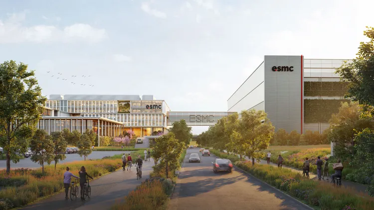 台積電德國廠ESMC。台積電提供