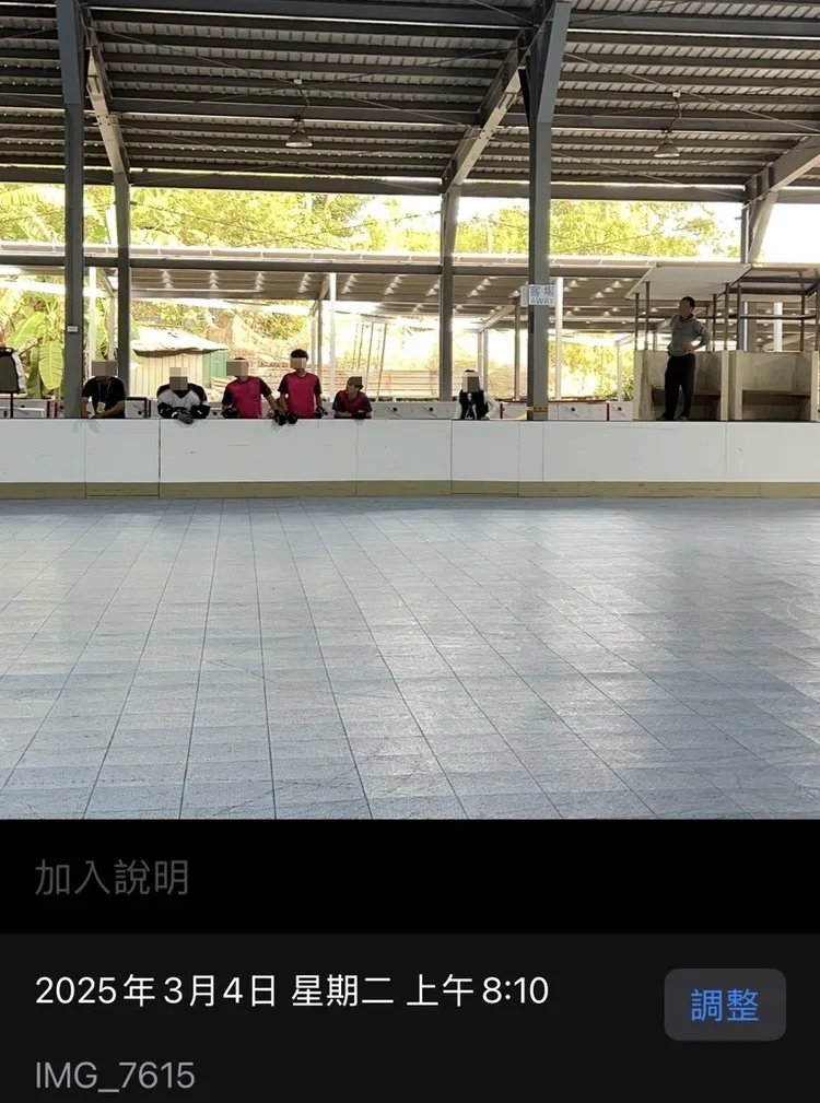 鄭孟洳爆料L教練持續使用大坪頂球場。鄭孟洳提供