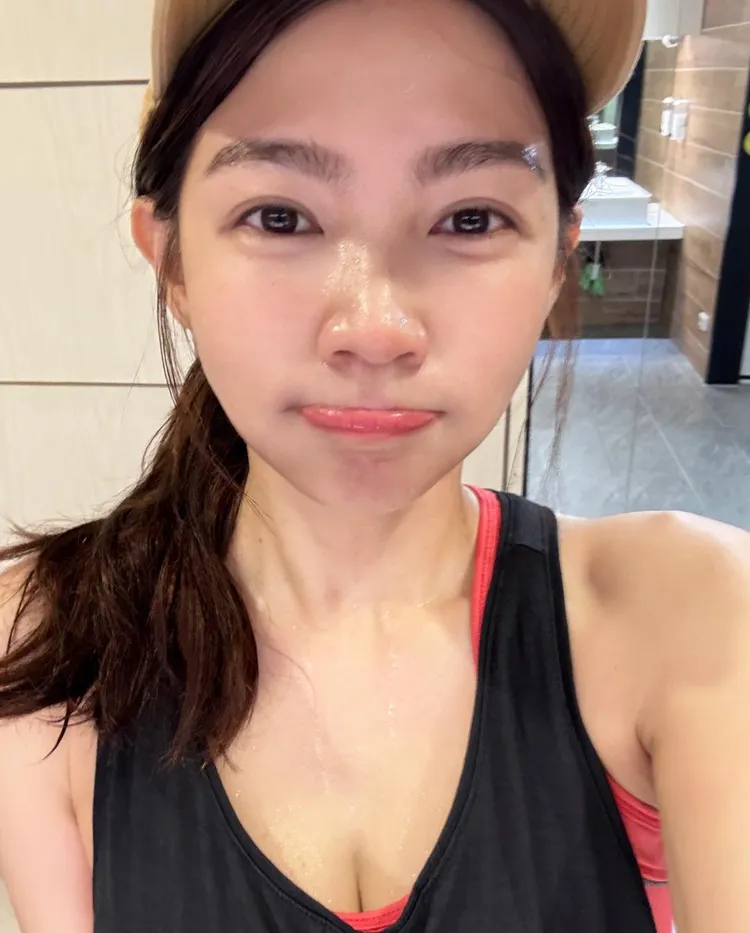 曾智希靠有氧運動，改善鼻子過敏。翻攝曾智希臉書