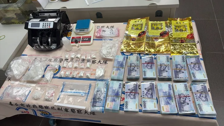 警方查獲大量毒品。警方提供