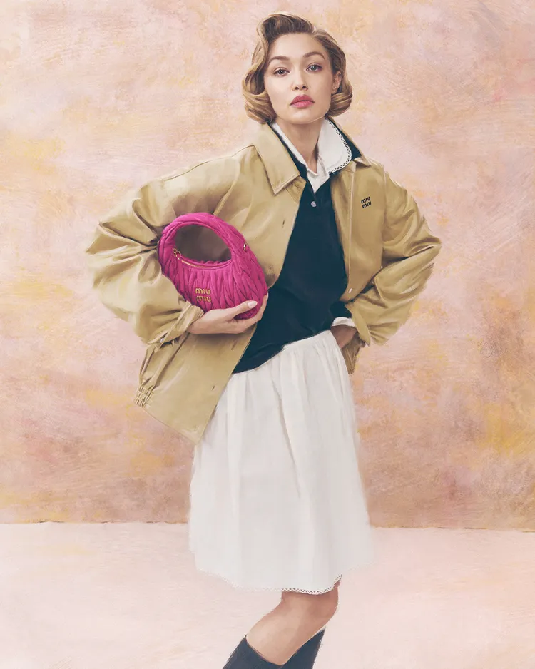 廣告大片經過細膩數位手工「繪製」。品牌提供