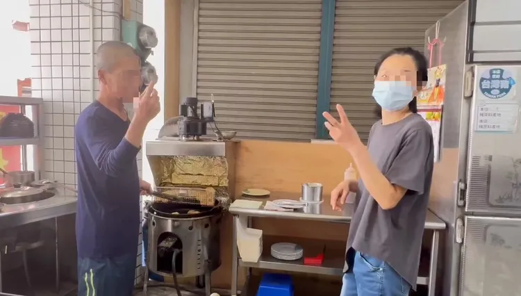 網傳麻豆有餐飲店老闆霸凌女員工，其實2人是夫妻關係，會動手都是因為「心太急」。莊曜聰攝
