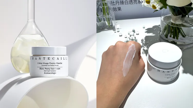 香緹卡雪牡丹臻白透亮乳霜，50ml／1萬3500元。品牌提供、張家玲攝