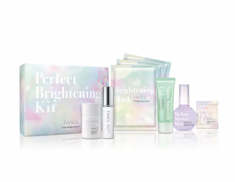 FANCL光透沁白夏季限量套組，2980元。品牌提供