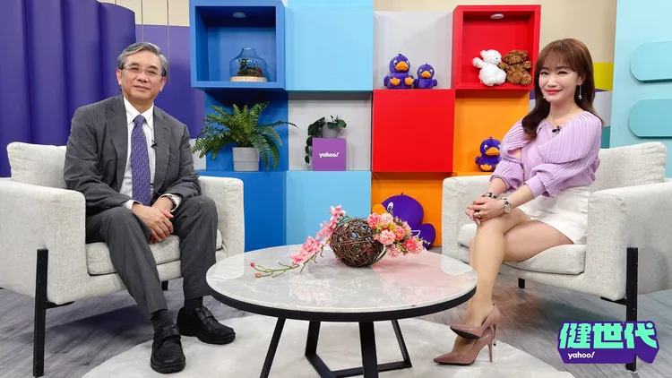 健世代主持人蕭彤雯專訪台大癌醫院長楊志新。《Yahoo健世代》提供