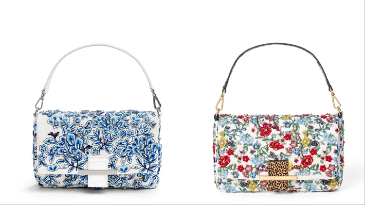 alice + olivia Alicia肩包，各2萬4900元。品牌提供