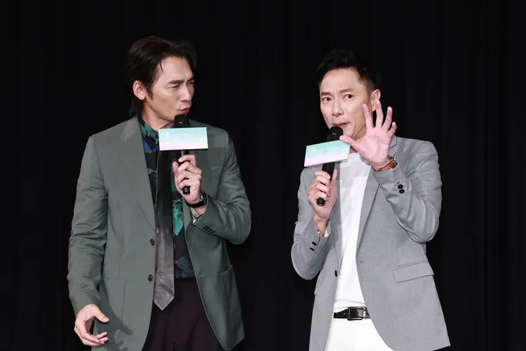 温昇豪、謝祖武分享參加戀愛實境秀心情。攝影中心攝