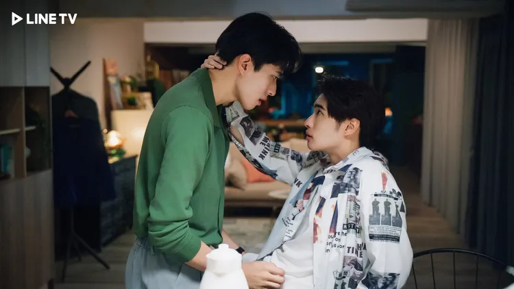 徐瑋澤（左）、朴靖恆情感爆發。LINE TV提供