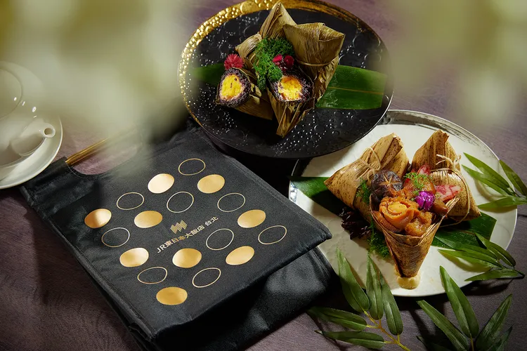 凱華樓中華料理今年粽禮「凱華禮輕情意端粽禮」及「紫米芋頭奶皇粽」早鳥預購享85折優惠。JR東日本大飯店台北提供