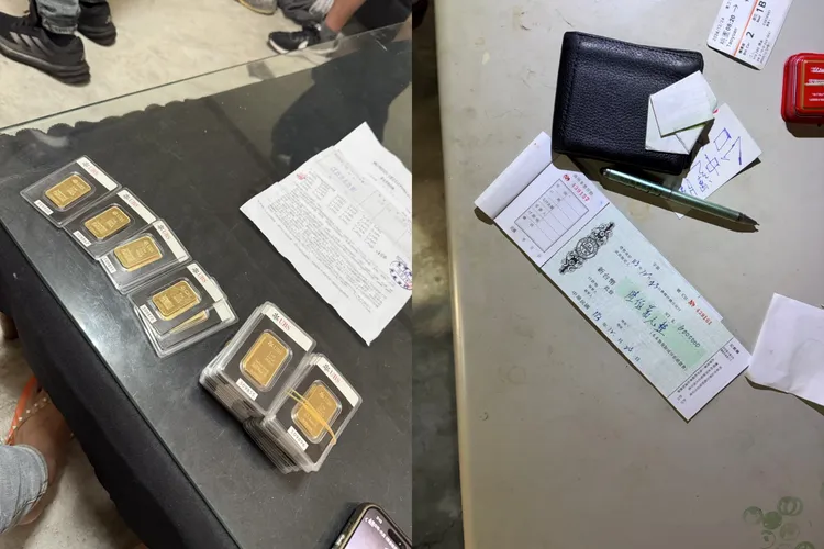 為了詐騙而來的金條，吳男等人竟逼黃男簽下本票，又毆打他致死。合成照片、檢方提供