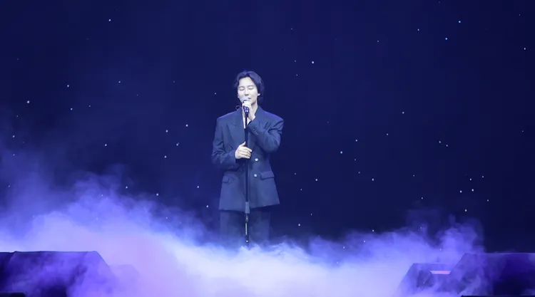 金南佶帶來多首歌曲，私下還拜師學藝練習唱歌。GILSTORYENT提供