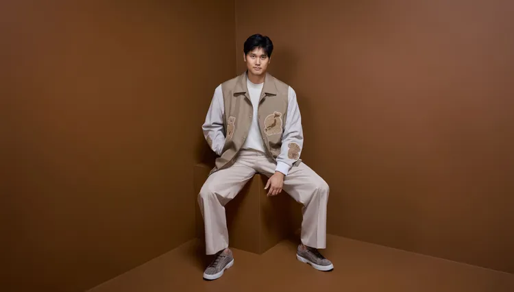 大谷翔平的棒球外套是以他個人風格為靈感進行設計。品牌提供