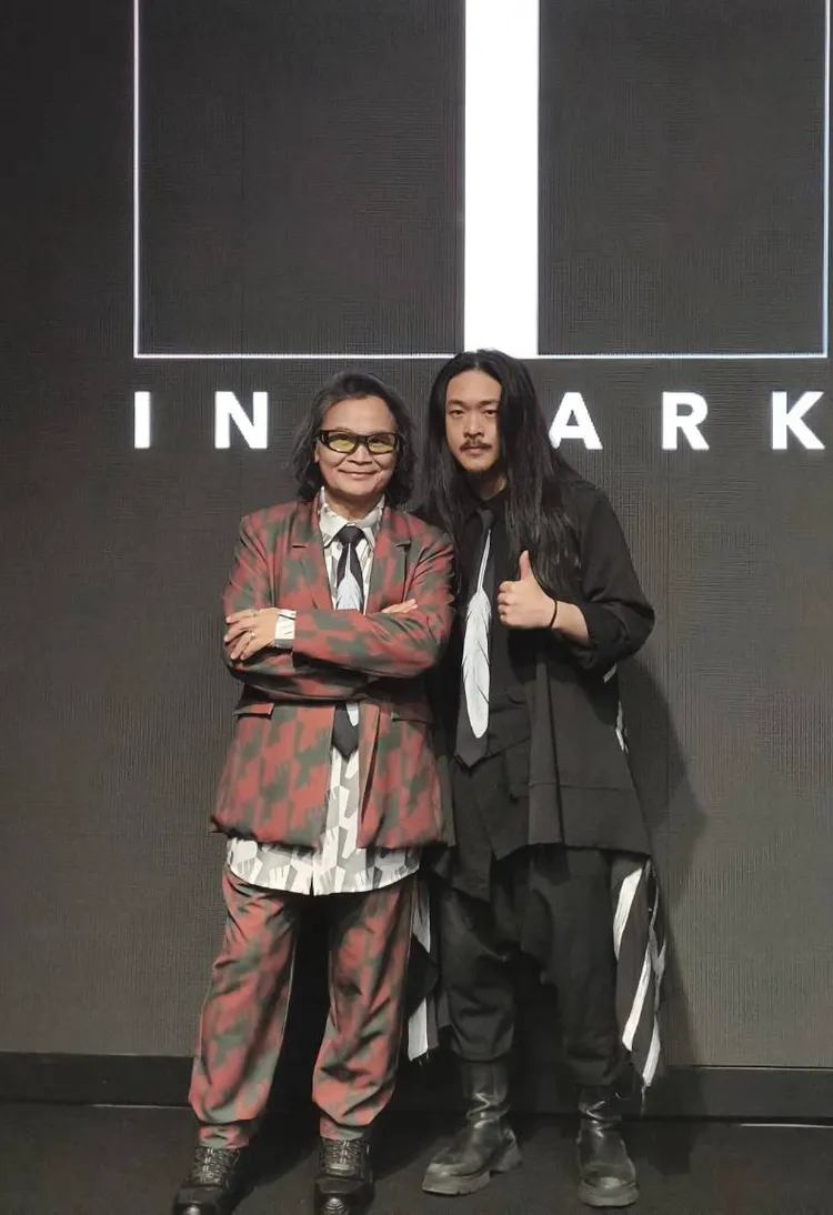 沈文程獲設計師之邀開箱台北時裝周。大大娛樂提供