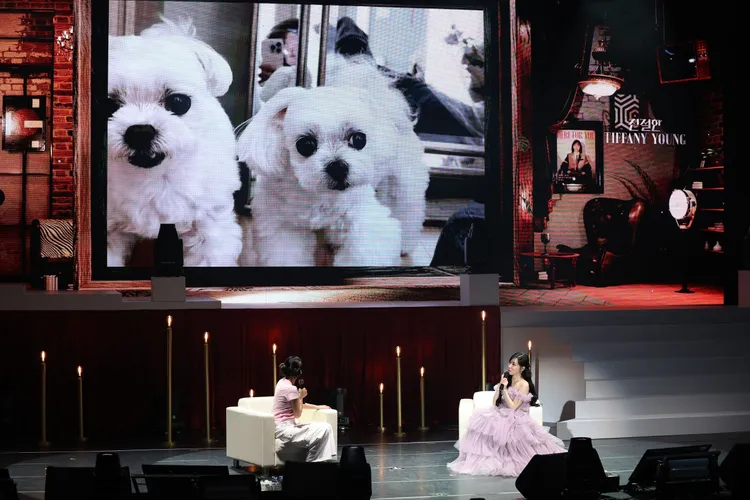 Tifanny化身炫娃魔人，狂曬毛小孩王子和公主。彭欣偉攝