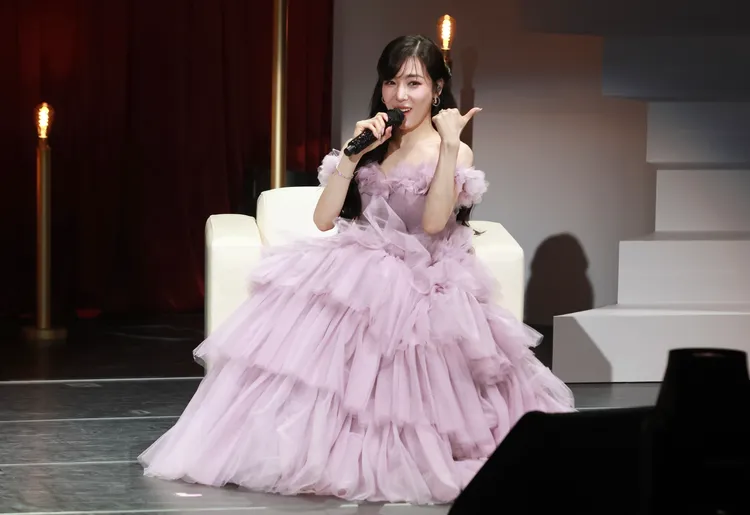 Tifanny難忘5年前來台開唱，直呼這次再來像做夢。彭欣偉攝