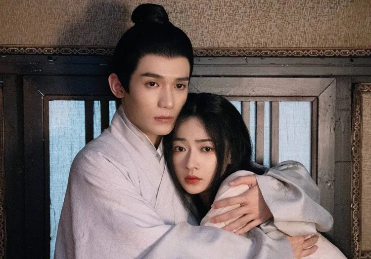 梁永棋(左)飾演渣夫謀害吳謹言。中視提供