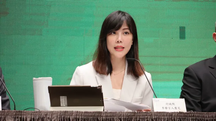 行政院發言人李慧芝。記者葉家瑋攝