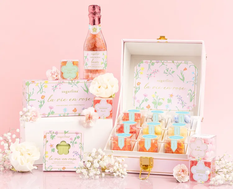 Sugarfina「La Vie En Rose玫瑰人生」系列糖果禮盒。業者提供