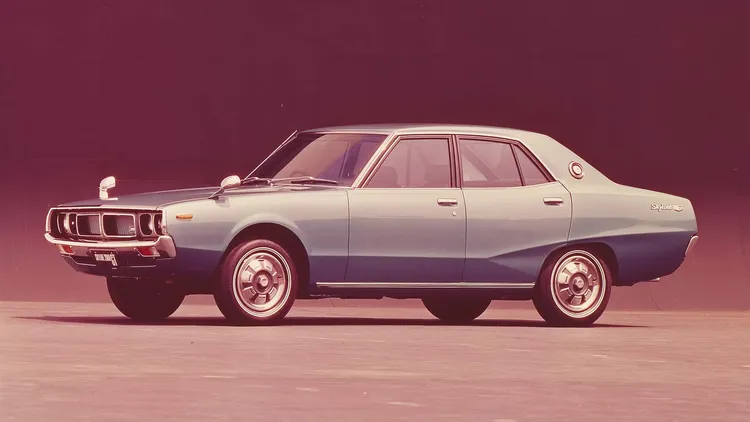 Nissan Skyline C110本尊車頭造型。Nissan原廠照片