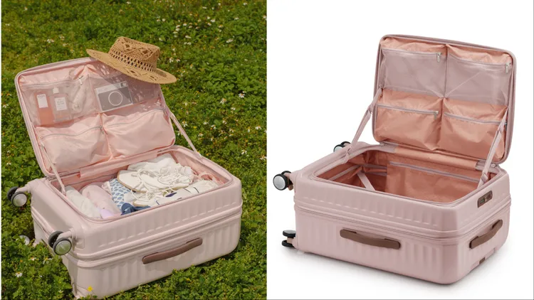 中、大型尺寸採用1：9比例的上掀式開箱設計，提升整理行李的方便性。品牌提供