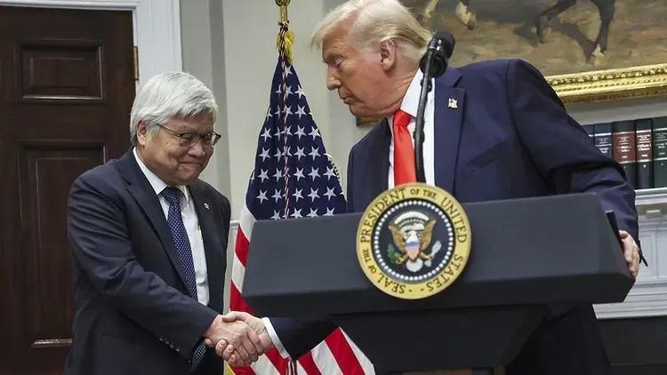 台積電魏哲家向川普輸誠。路透