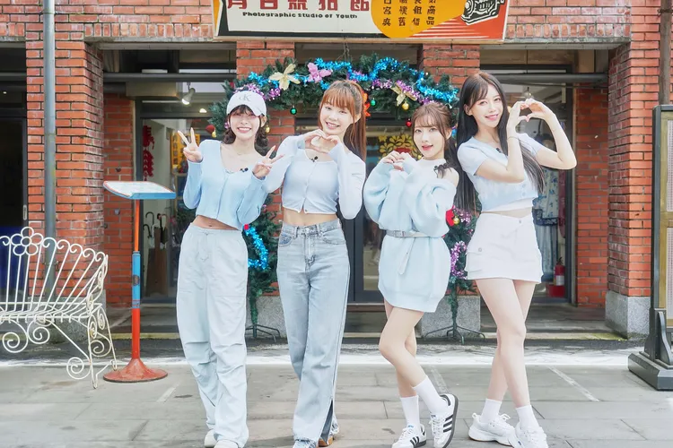 林襄（左起）、Yuri、一粒、李雅英。東森超視提供