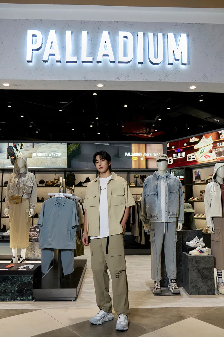 婁峻碩現身PALLADIUM 南港LaLaport門市。品牌提供