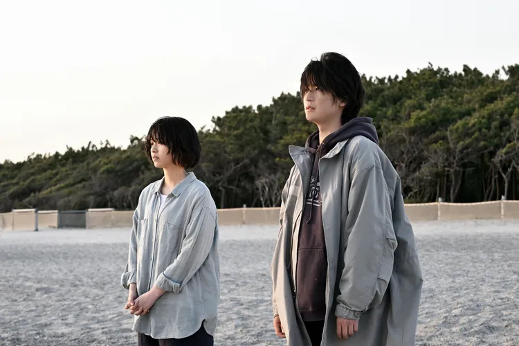 高橋文哉（右）、西野七瀨片中因小狗，治癒心中的傷痛。采昌國際提供