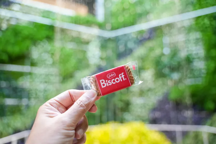 比利時經典Biscoff蓮花薄脆餅。田欣雲攝影