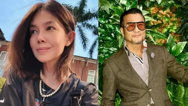 林美貞（左）和孫興最終還是離婚收場。左圖翻攝林美貞臉書，右圖資料照片