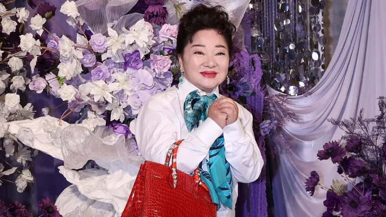 白冰冰日前貴氣出席賴慧如婚禮。莊宗達攝