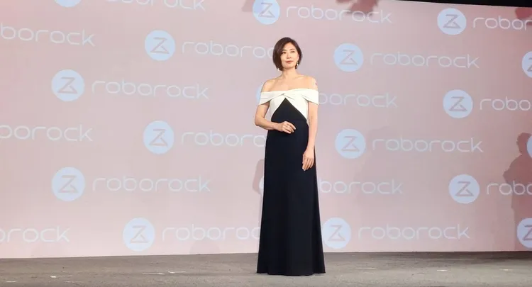 賈靜雯代言科技產品。王思穎攝